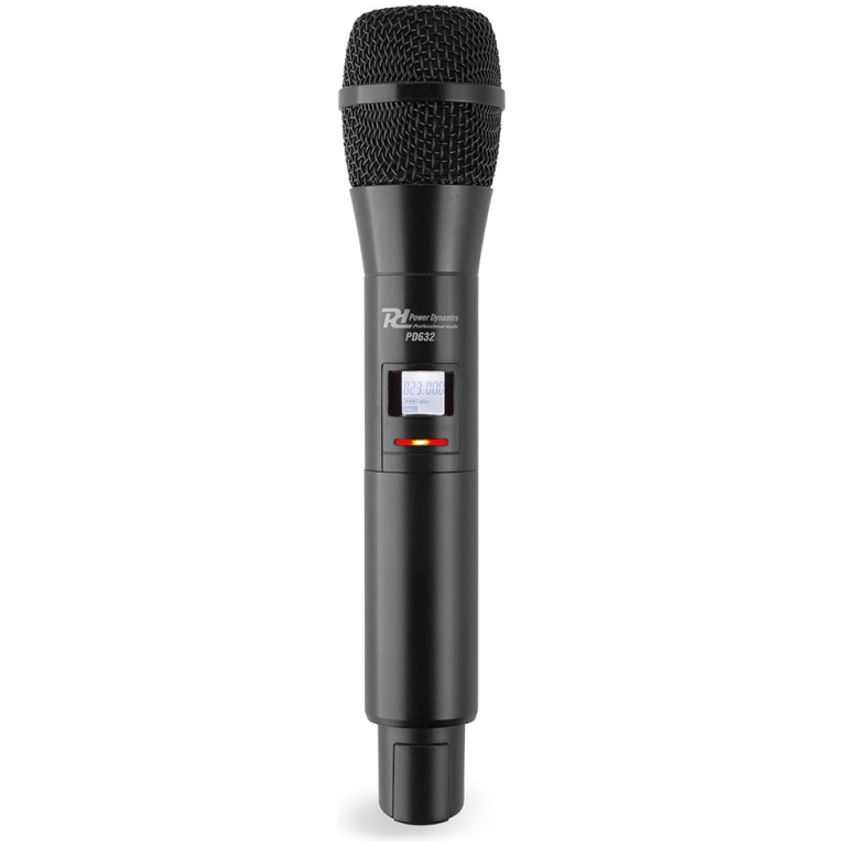 Power Dynamics PD632C, Set microfoane fara fir vocal de mana si lavaliera, PLL