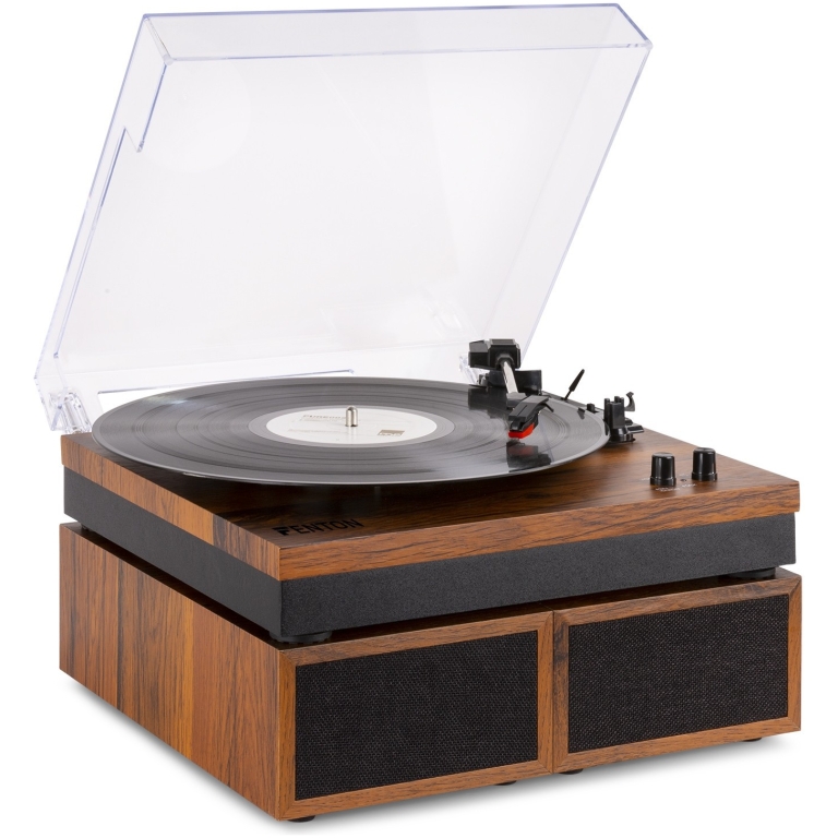 Fenton RP165, Pick-up audio cu boxe, finisaj lemn