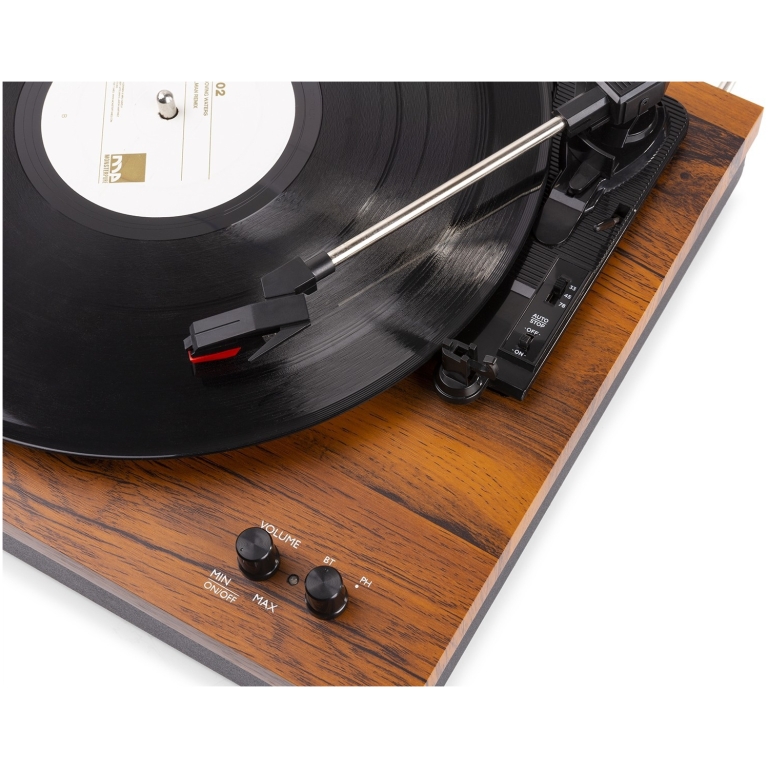 Fenton RP165, Pick-up audio cu boxe, finisaj lemn