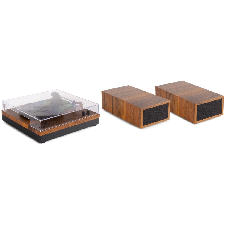 Fenton RP165, Pick-up audio cu boxe, finisaj lemn