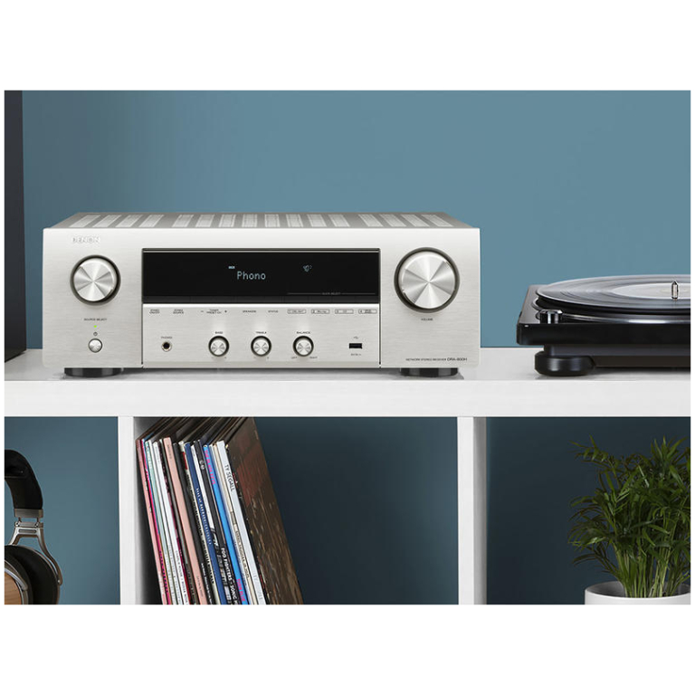 Receiver Stereo Denon DRA-800H Silver