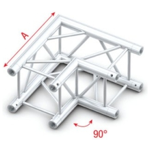 Showtec Corner 90 Pro-30 Square P Truss