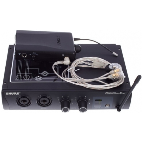 Monitor IN-EAR Shure PSM-200 - SE215 Set