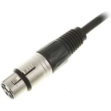 Cablu Microfon XLR - Jack Mono 6 m the sssnake SMP6BK
