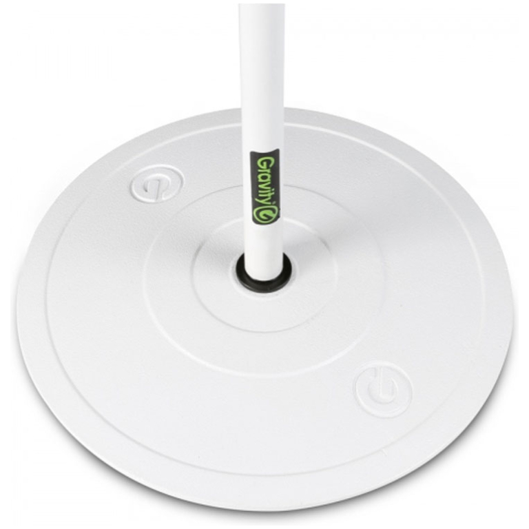 Stativ microfon cu baza rotunda Gravity MS-23 White