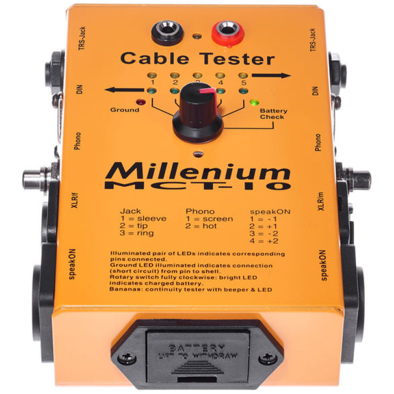 Tester Cabluri Audio Millenium MCT-10