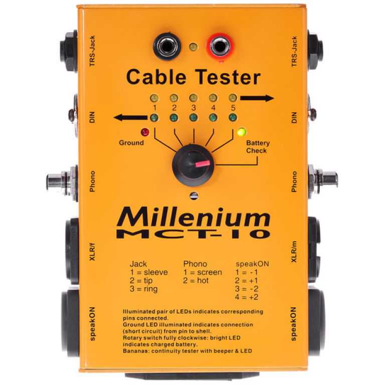 Tester Cabluri Audio Millenium MCT-10
