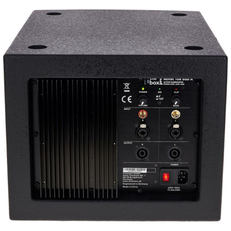 Subwoofer Activ the box pro Achat 108 Sub A 