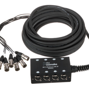 the sssnake MC 8 Multicore MK II - stagebox metalic 8 canale XLR, 15m