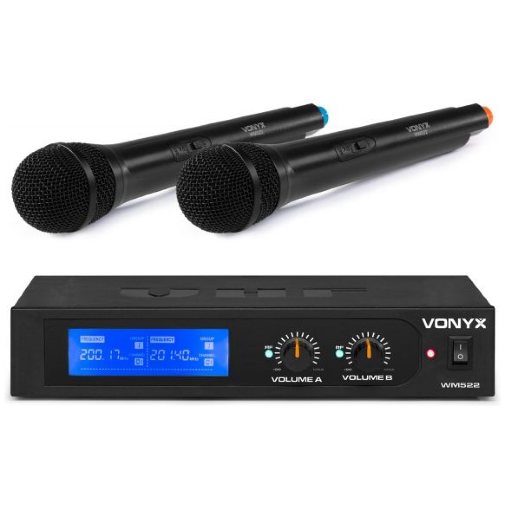Set 2 microfoane wireless Vonyx WM522