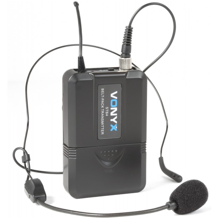 Set microfon wireless vocal-headset, Vonyx WM73C 