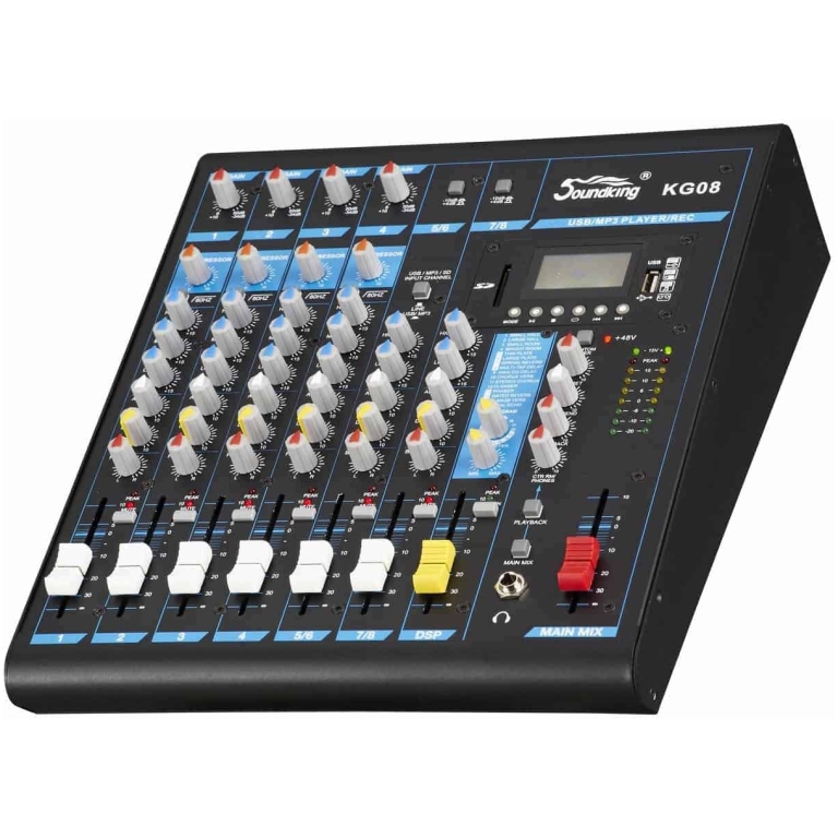 soundking kg08, mixer audio analogic cu usb player