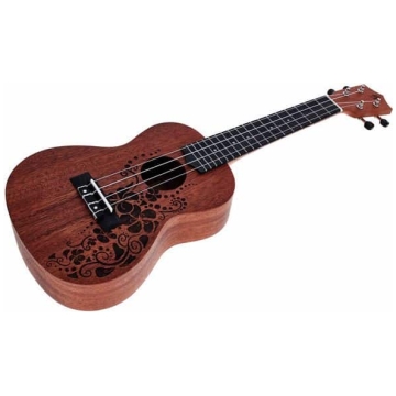 ukulele concert harley benton kahuna c flower