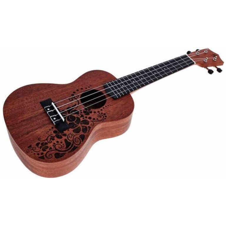 ukulele concert harley benton kahuna c flower