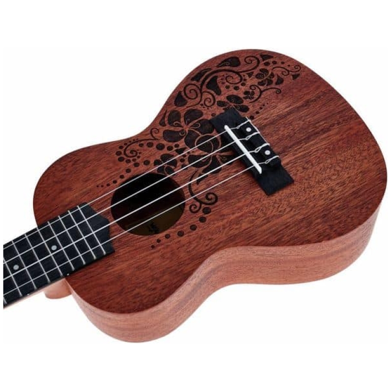 ukulele concert harley benton kahuna c flower