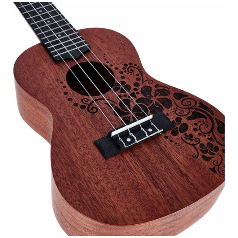 ukulele concert harley benton kahuna c flower