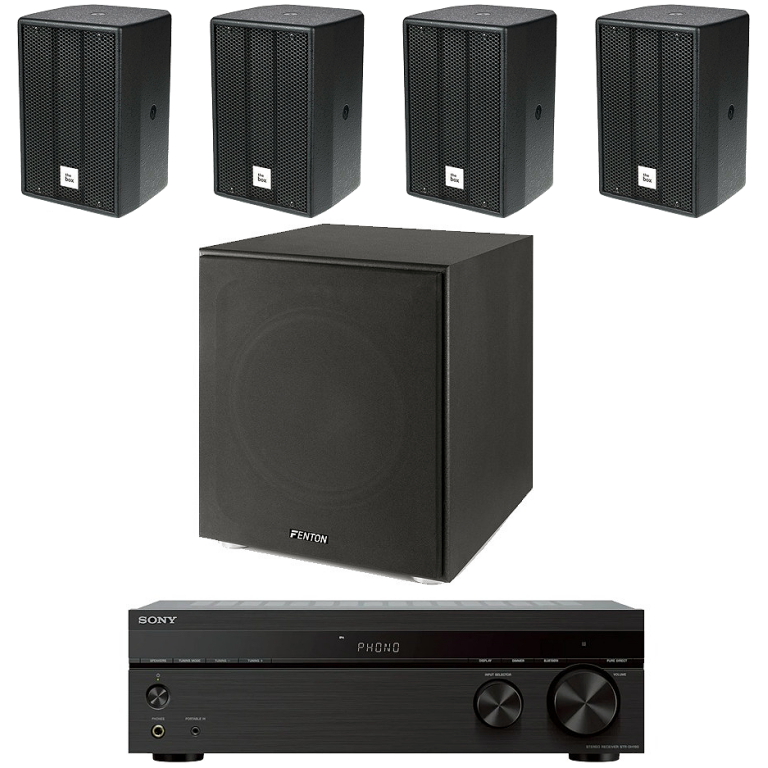 Sistem sonorizare Cafe Restaurant cu Receiver Sony STR-DH190