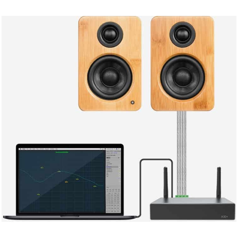 amplificator stereo arylic a30+, lan, wi fi, bluetooth, multiroom