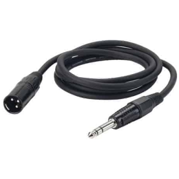 cablu xlr tata jack stereo 6.3 mm, 6m, dap audio fl046