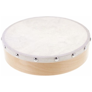 tamburina 8 inch millenium frame drum natural skin