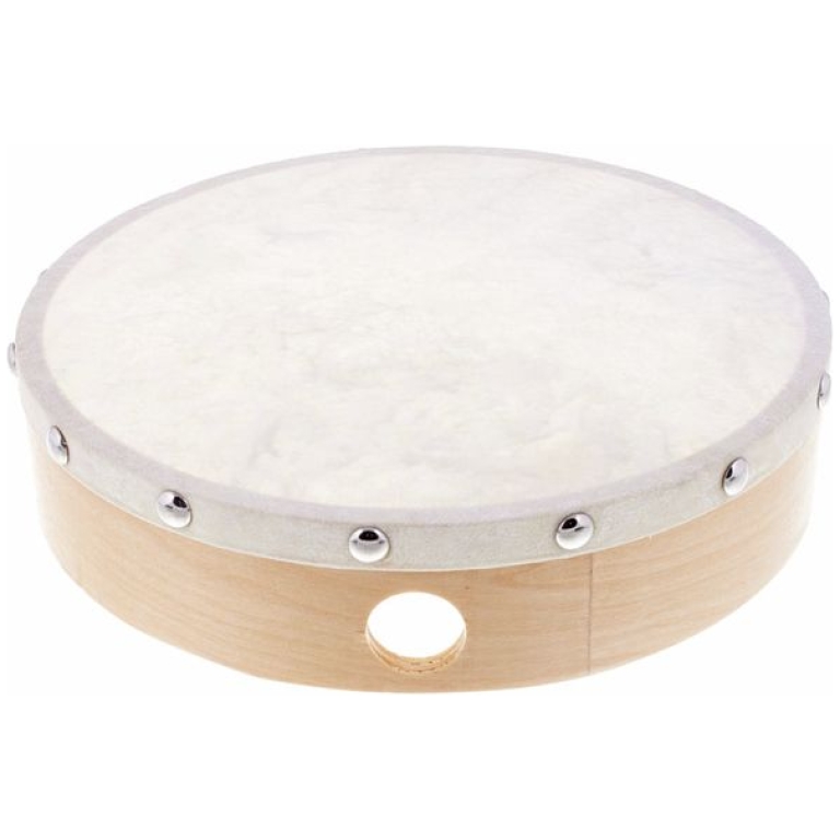 tamburina 8 inch millenium frame drum natural skin