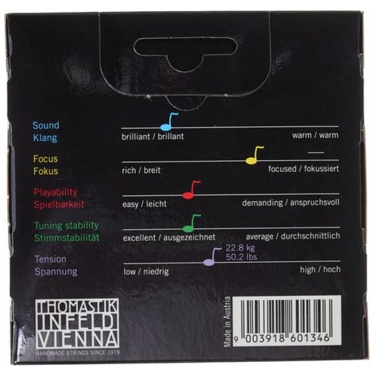 corzi vioara thomastik infeld blue violin 4/4 medium