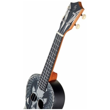 ukulele sopran harley benton dotu uke s angel skull