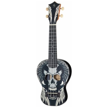 ukulele sopran harley benton dotu uke s angel skull