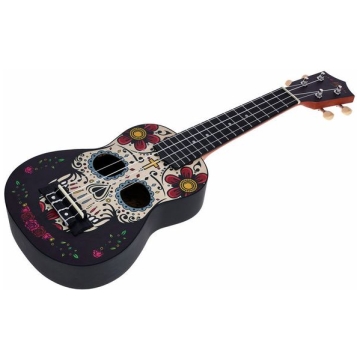 ukulele sopran harley benton dotu uke s sugar skull