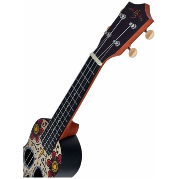 ukulele sopran harley benton dotu uke s sugar skull