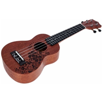 ukulele sopran harley benton kahuna s flower