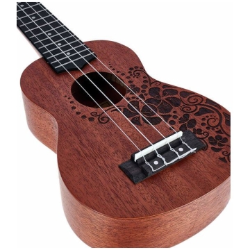 ukulele sopran harley benton kahuna s flower