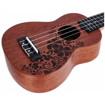 ukulele sopran harley benton kahuna s flower