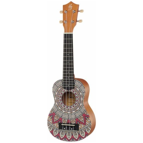 ukulele sopran harley benton world s deep ocean