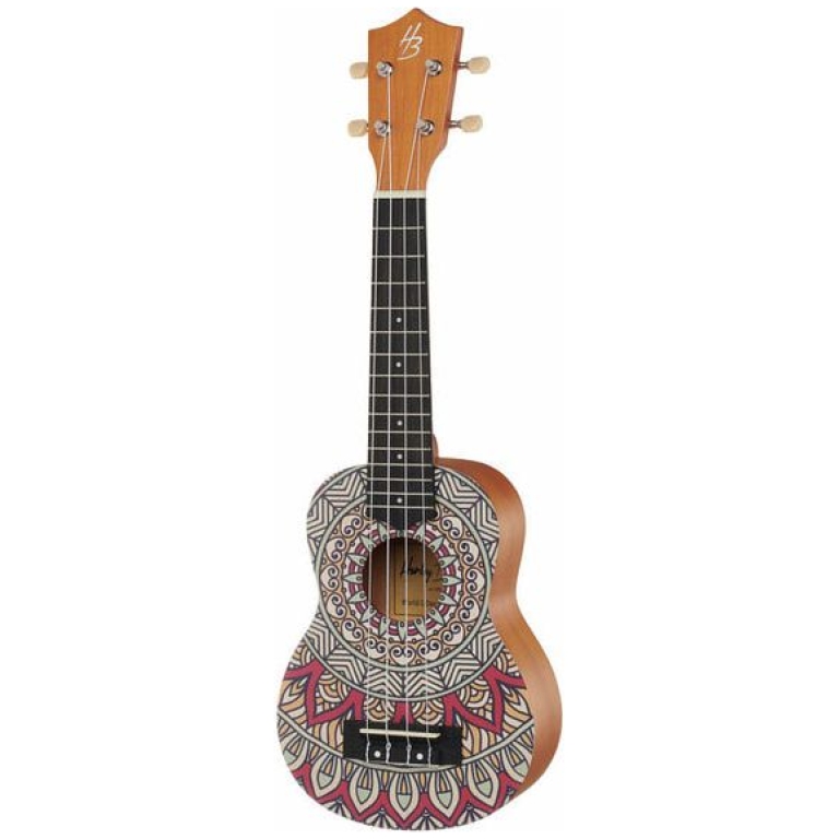 ukulele sopran harley benton world s deep ocean