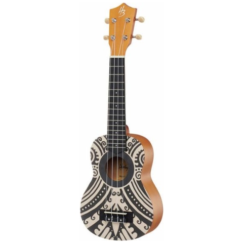 ukulele sopran harley benton world s mahori