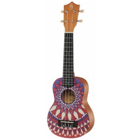 ukulele sopran harley benton world s vintage