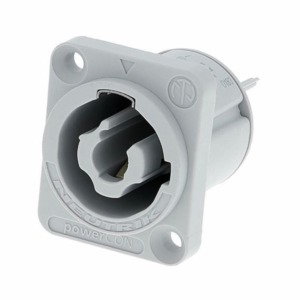 Conector PowerCON Neutrik NAC3MPB-1 - Mufa panou tip B gri