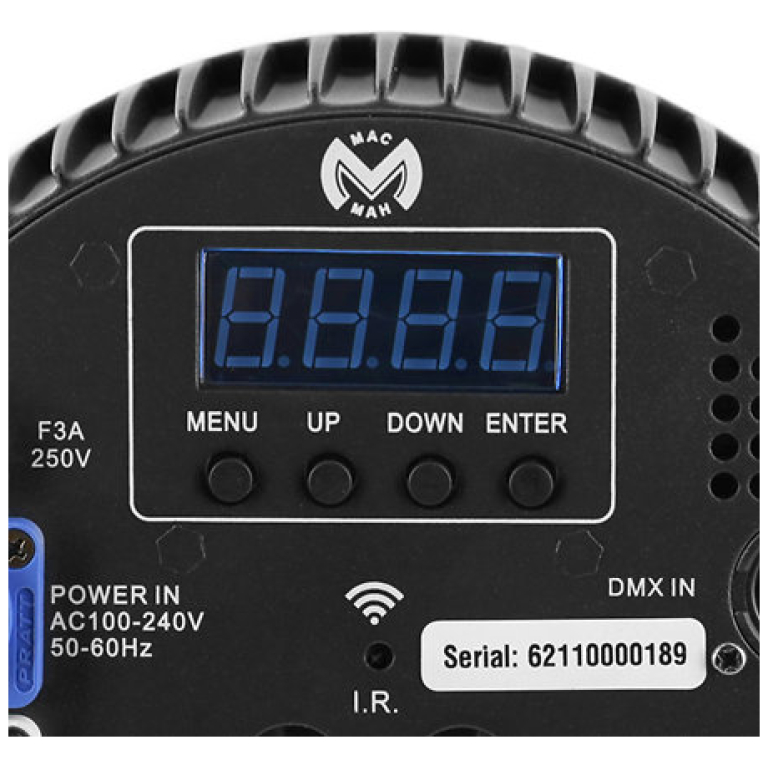led par rgbwa uv 12x10w 6in1 mac mah