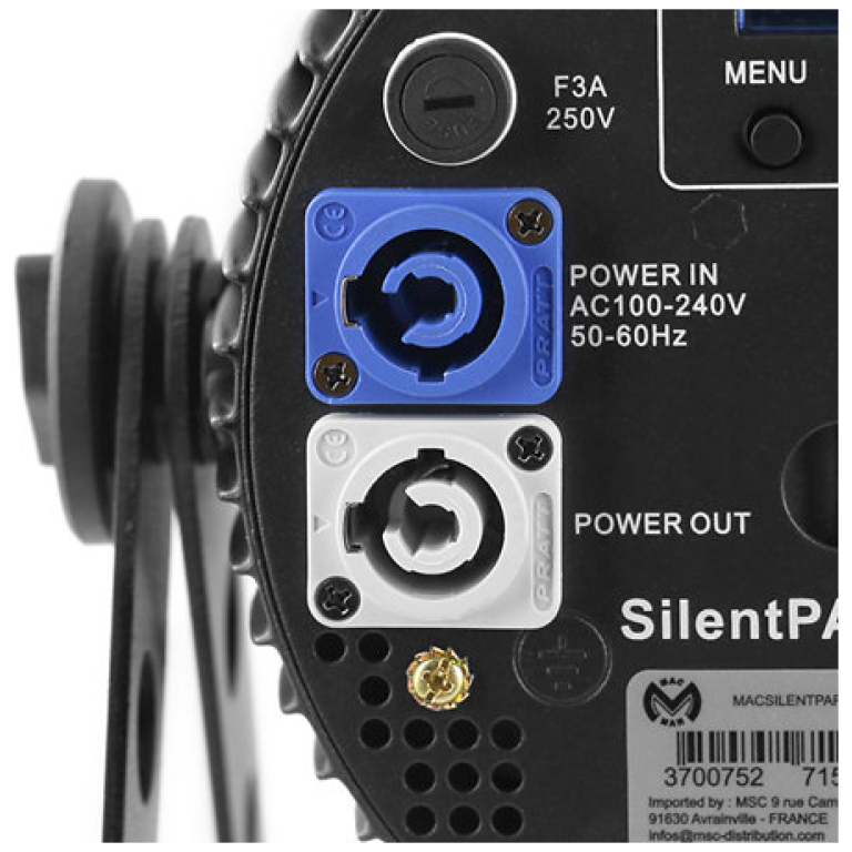 led par rgbwa uv 12x10w 6in1 mac mah