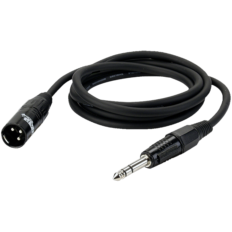 Cablu XLR Jack Stereo Dap Audio FL043, tata-tata, 3m