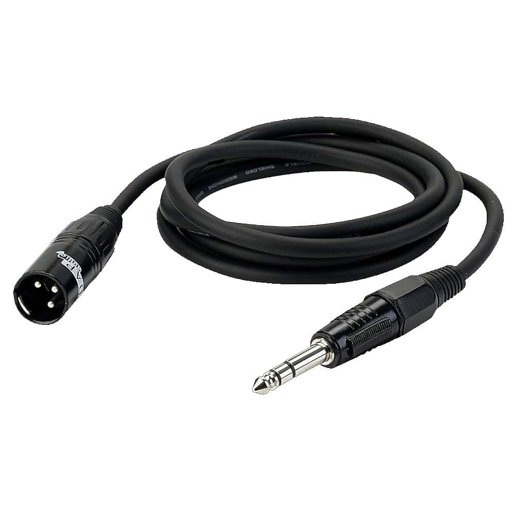 Cablu XLR Jack Stereo Dap Audio FL043, tata-tata, 3m