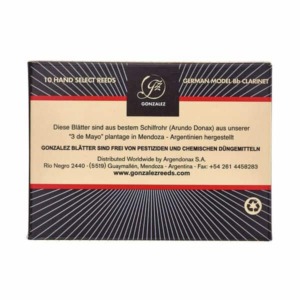 ancie clarinet si bemol gonzalez reed german 3.0