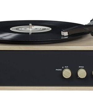 pickup vintage crosley cr6035a na cu boxe detasabile si bluetooth