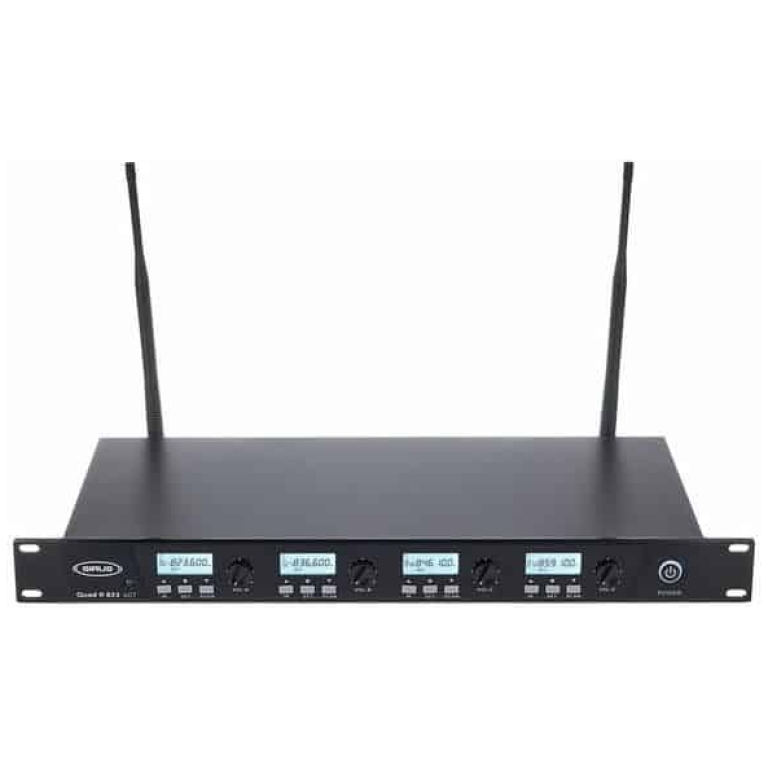 set 4 microfoane wireless vocale sirus quad r + 4h 823 bundle
