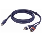 cablu jack 2 rca dap audio fl30150, 1.5m, stereo, 3.5 mm