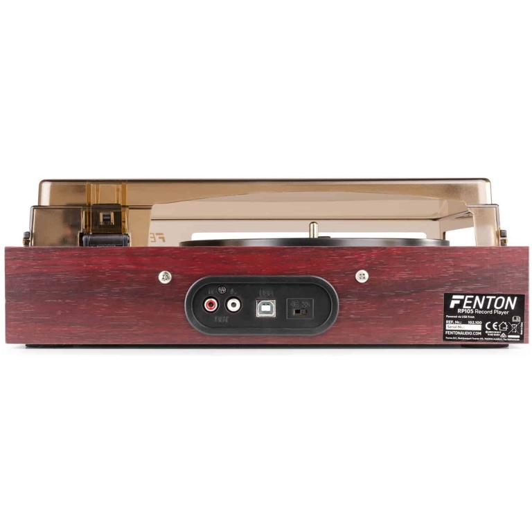 pickup ieftin cu usb fenton rp105, carcasă din lemn