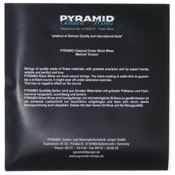 pyramid nylon satz black wires