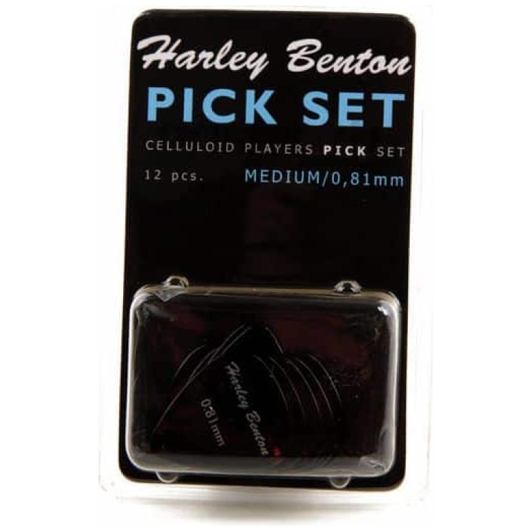 harley benton celluloid players pick set m