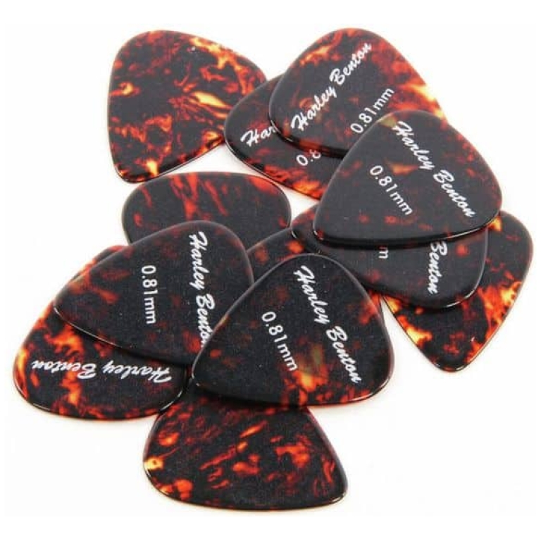 harley benton celluloid players pick set m